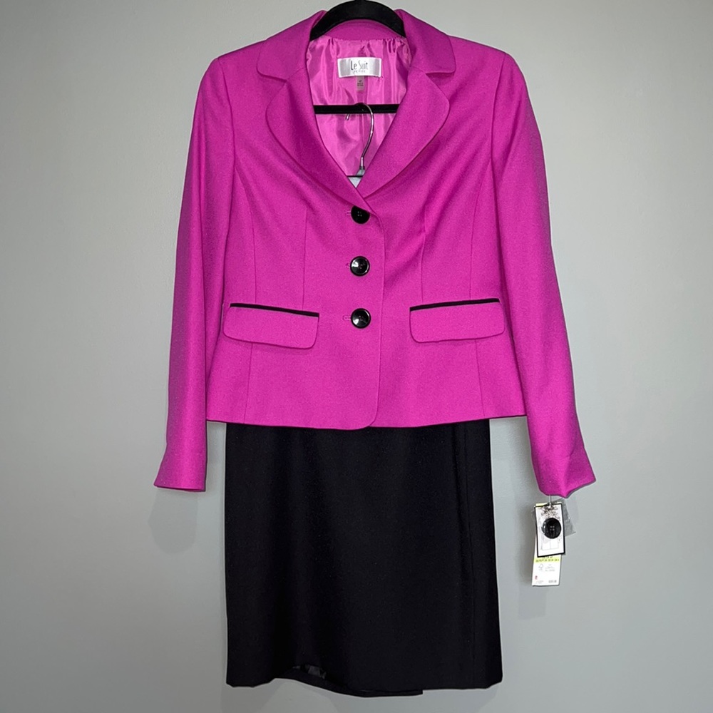 Le Suit Blazer and Skirt Set NWT